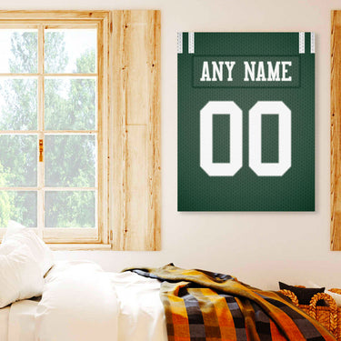 New York Jersey Custom Canvas Print Wall Art for Boy Girl Men Women Football Personalized Canvas Art